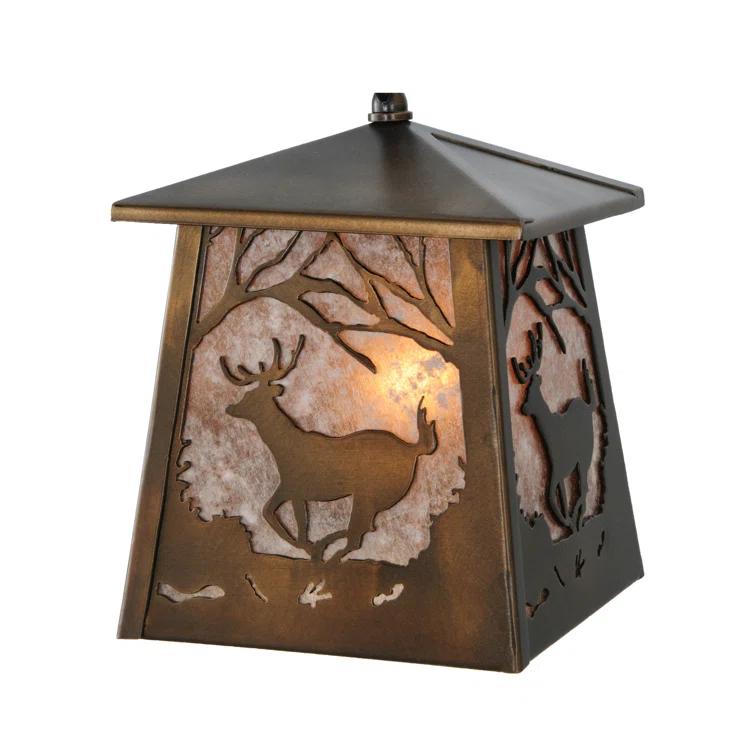 1 - Light Antique Copper Lantern Pendant