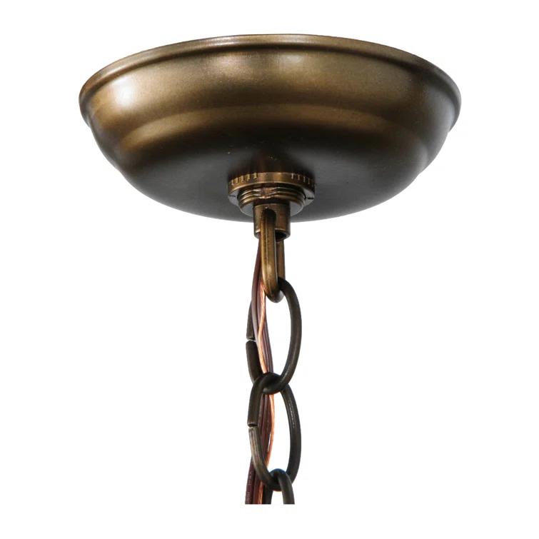 1 - Light Antique Copper Lantern Pendant