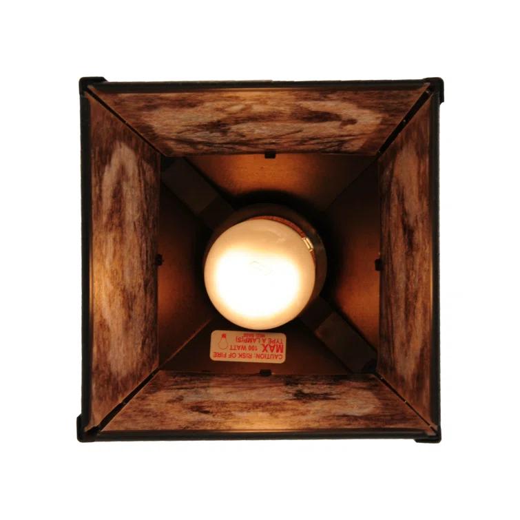 1 - Light Antique Copper Lantern Pendant