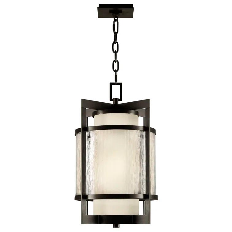 Singapore Moderne Outdoor 14" Outdoor Hanging Lantern