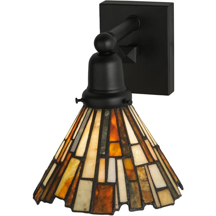 Meyda Lighting Meyda Tiffany & Stained Glass Copper Armed Sconce