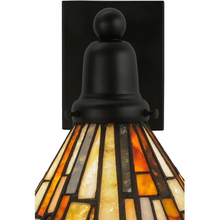 Meyda Lighting Meyda Tiffany & Stained Glass Copper Armed Sconce