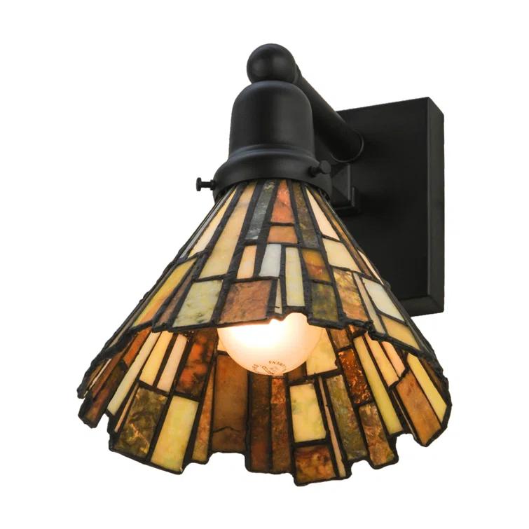 Meyda Lighting Meyda Tiffany & Stained Glass Copper Armed Sconce