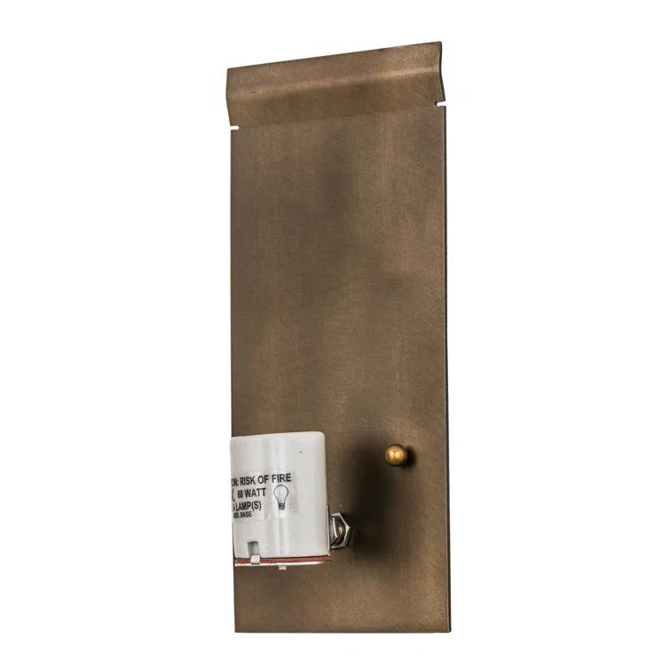 Rustic Lodge Flush Mounted Sconce