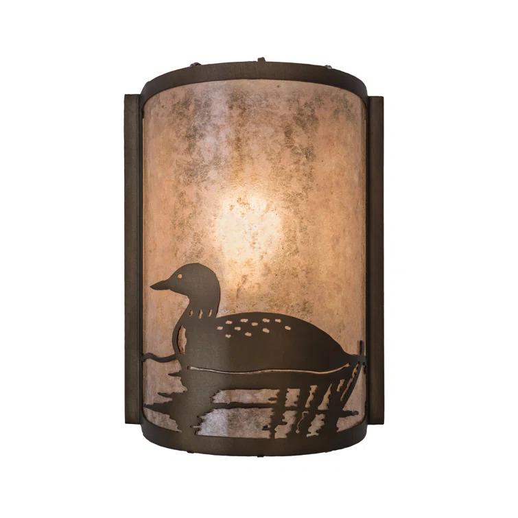Meyda Lighting Rustic Lodge Flush Mounted Sconce