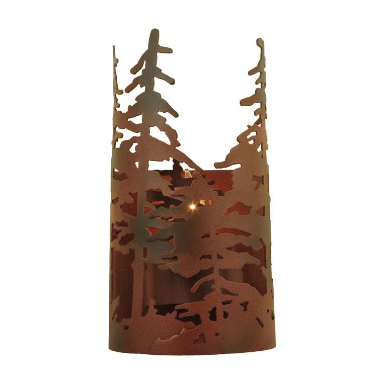 Meyda Lighting Rustic Lodge Flush Mounted Sconce