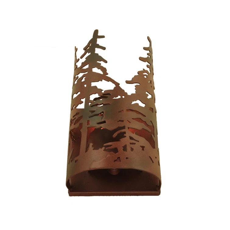 Meyda Lighting Rustic Lodge Flush Mounted Sconce