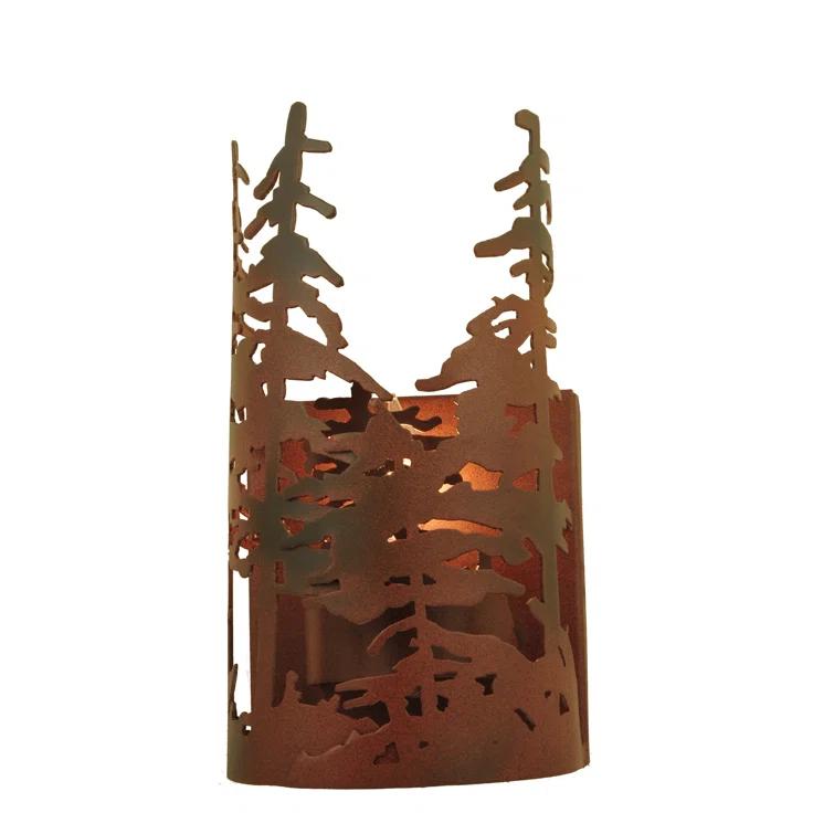 Meyda Lighting Rustic Lodge Flush Mounted Sconce