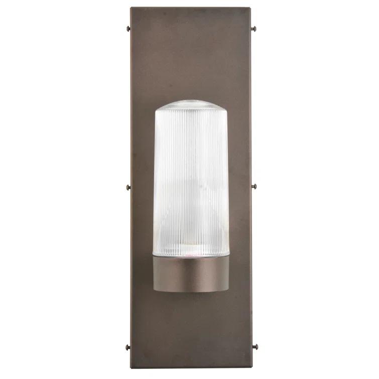Rustic Lodge Bronze Flush Mounted Sconce