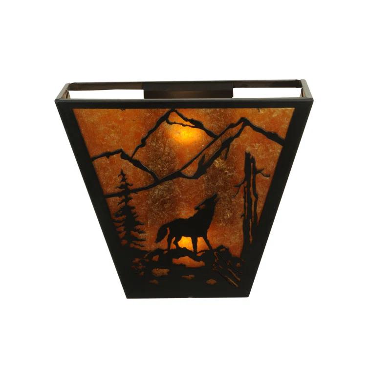 Meyda Lighting Rustic Lodge Flush Mounted Sconce