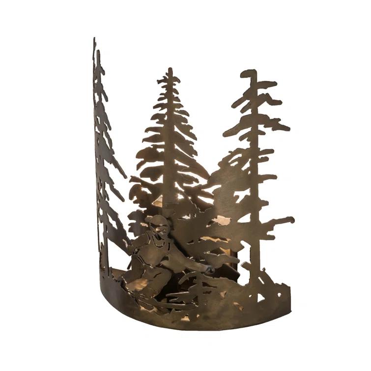 Meyda Lighting Rustic Lodge Flush Mounted Sconce