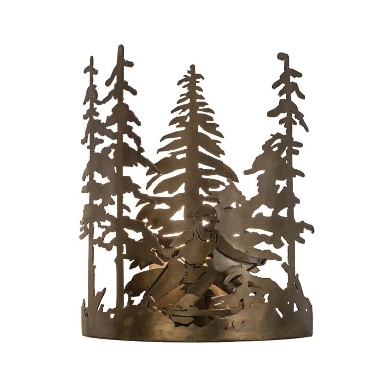 Meyda Lighting Rustic Lodge Flush Mounted Sconce