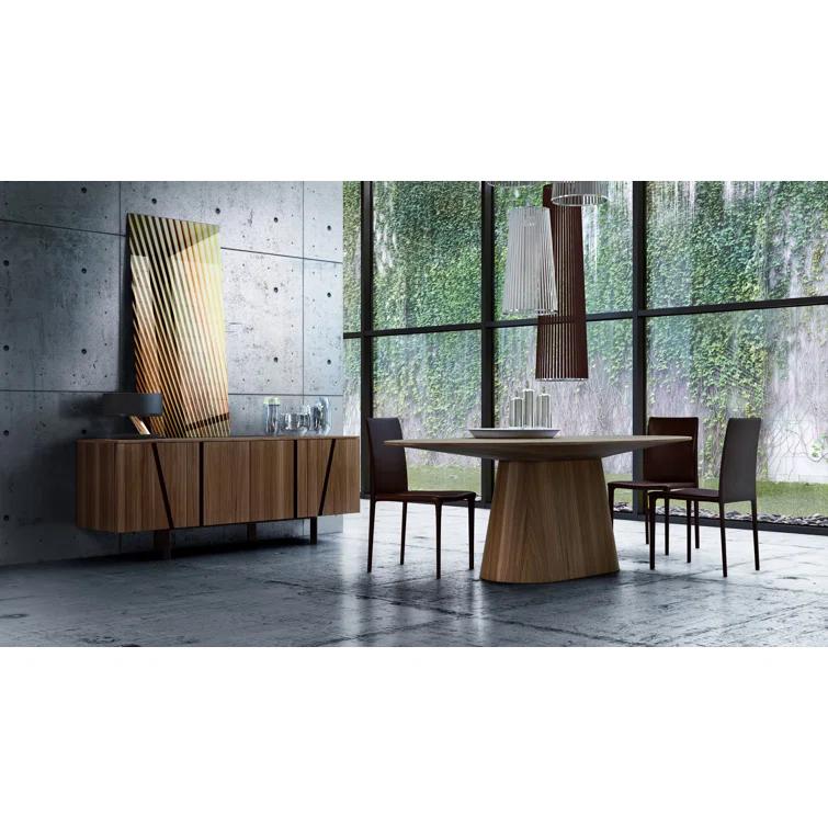 Raul 95" Pedestal Dining Table
