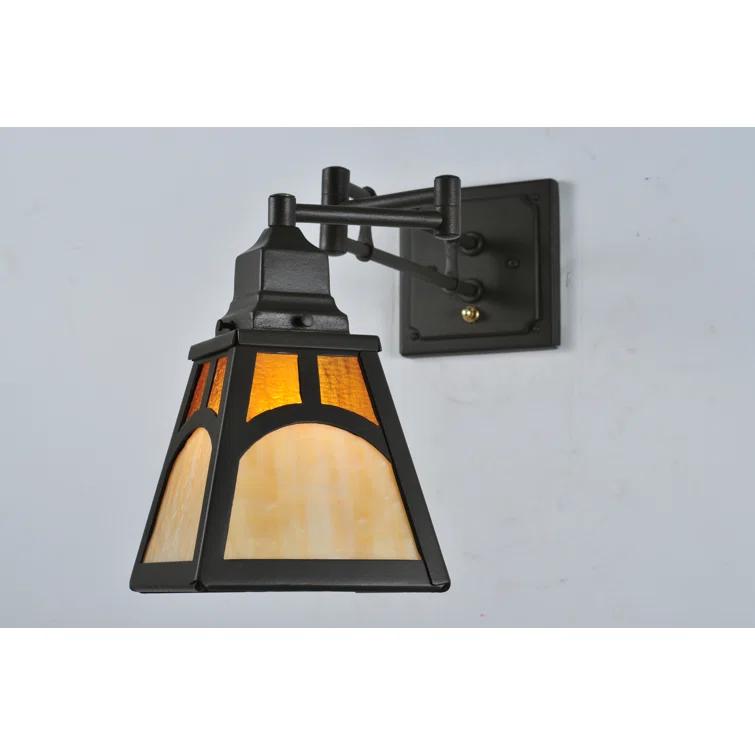 Mission Hill Steel Swing Arm Sconce