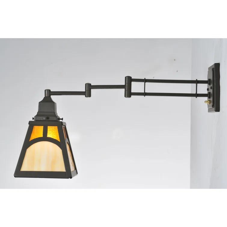 Mission Hill Steel Swing Arm Sconce