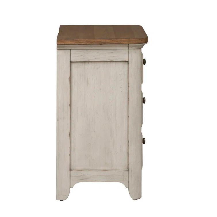 Harlowe 3 Drawer Nightstand