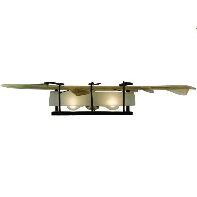Meyda Lighting Rustic Lodge Flush Mounted Sconce