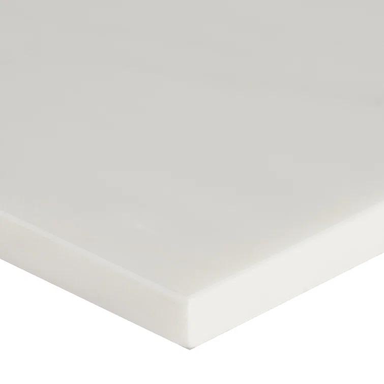 Bianco Dolomite Beveled 12" x 24" Polished Marble Wall & Floor Tile