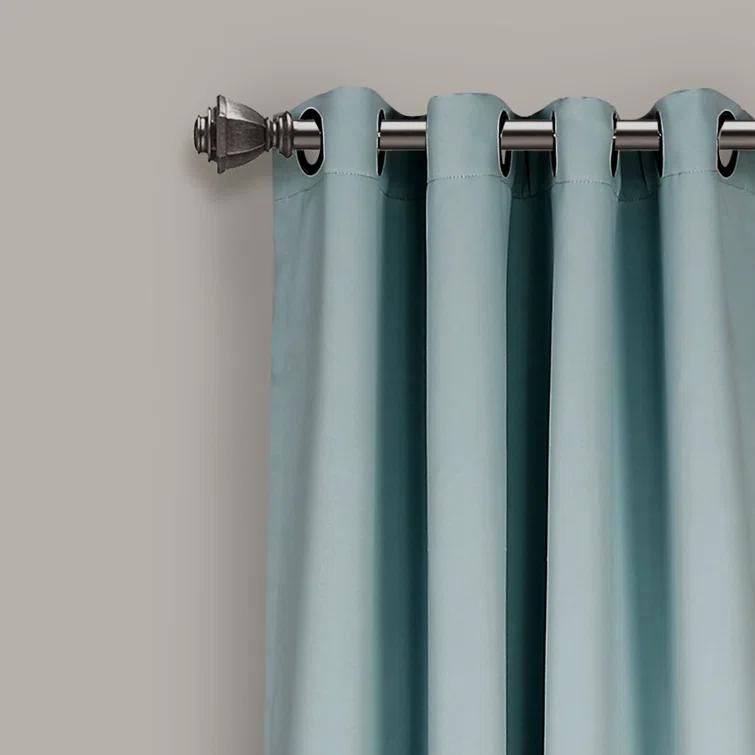 Lush Decor Insulated Polyester Blackout Curtain Pair (Set of 2)