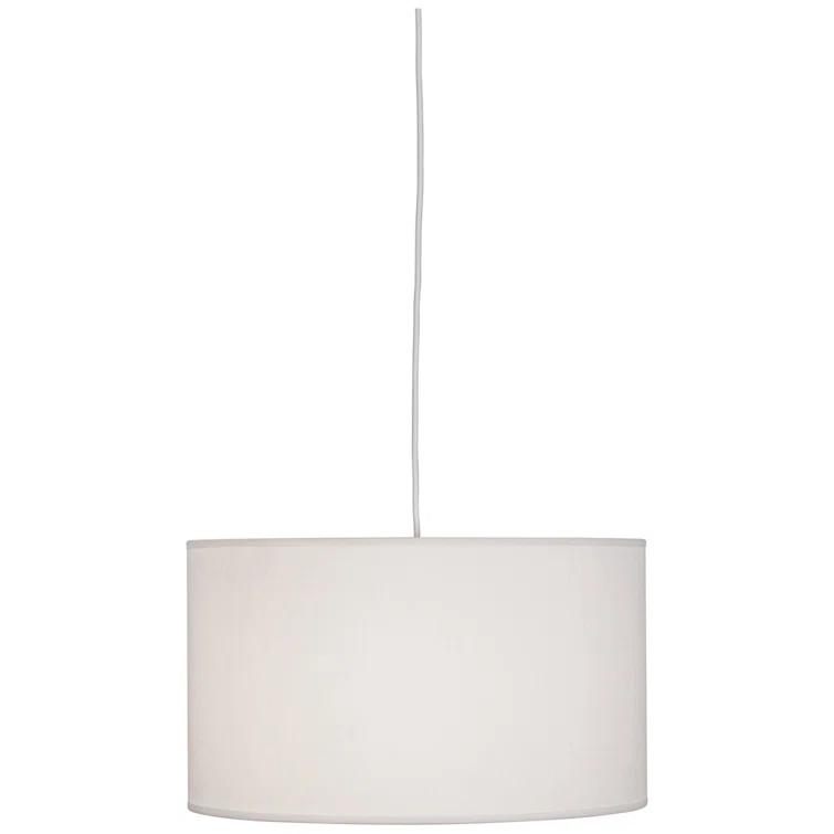 Elena 1 - Light Painted White Single Pendant