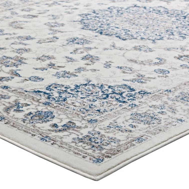 Modway Lilja Distressed Vintage Persian Medallion Area Rug