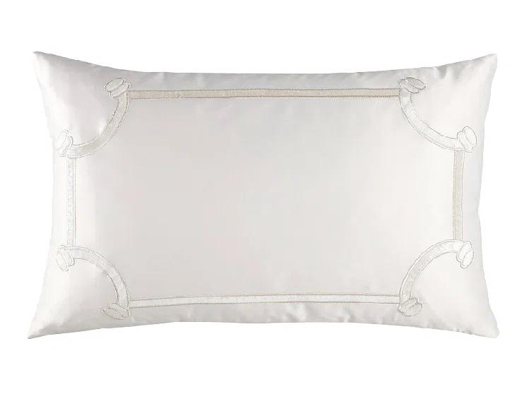Lili Alessandra Vendome Appliqued Feather Throw Pillow