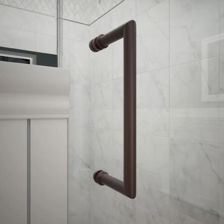 Unidoor 60" W x 72" H Frameless Shower Door with Clearmax™ Technology
