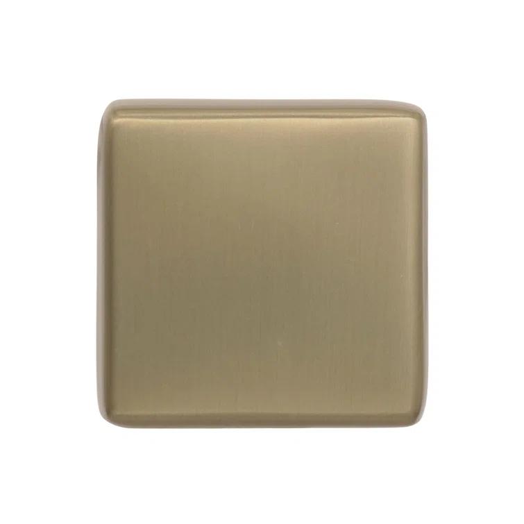 Amerock Blackrock 1-3/16 inch (30mm) Length Golden Champagne Cabinet Knob