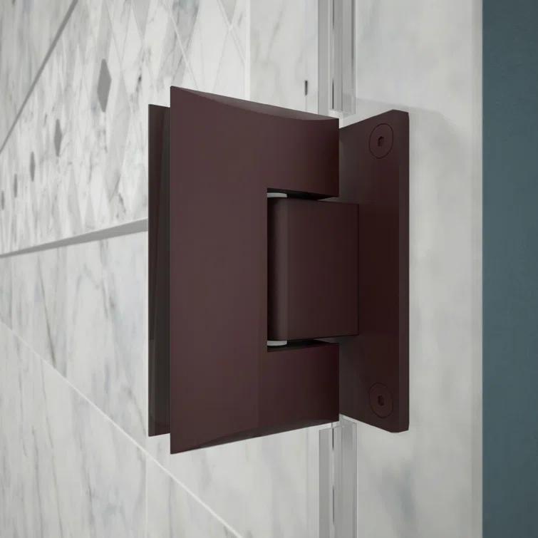 Unidoor 60" W x 72" H Frameless Shower Door with Clearmax™ Technology