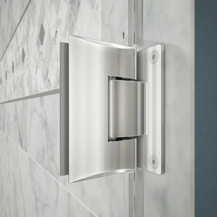 Unidoor 60" W x 72" H Frameless Shower Door with Clearmax™ Technology
