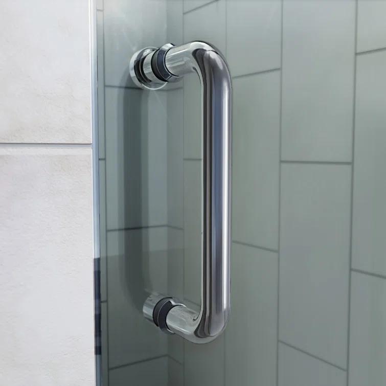 DreamLine Flex 36 in. D x 48 in. W x 74 3/4 in. H Semi-Frameless Shower Enclosure