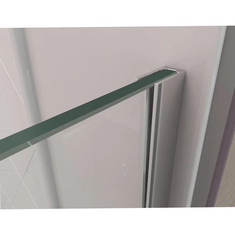 Linea 30"W x 72"H Frameless Fixed Glass Panel