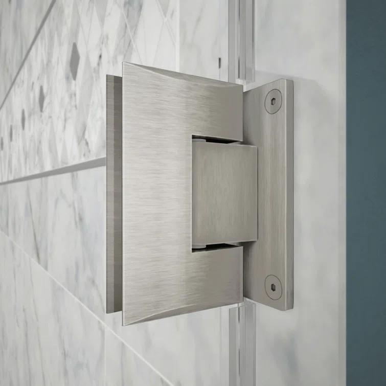 Unidoor Plus 58" W x 72" H Pivot Frameless Shower Door with ClearMax™ Technology