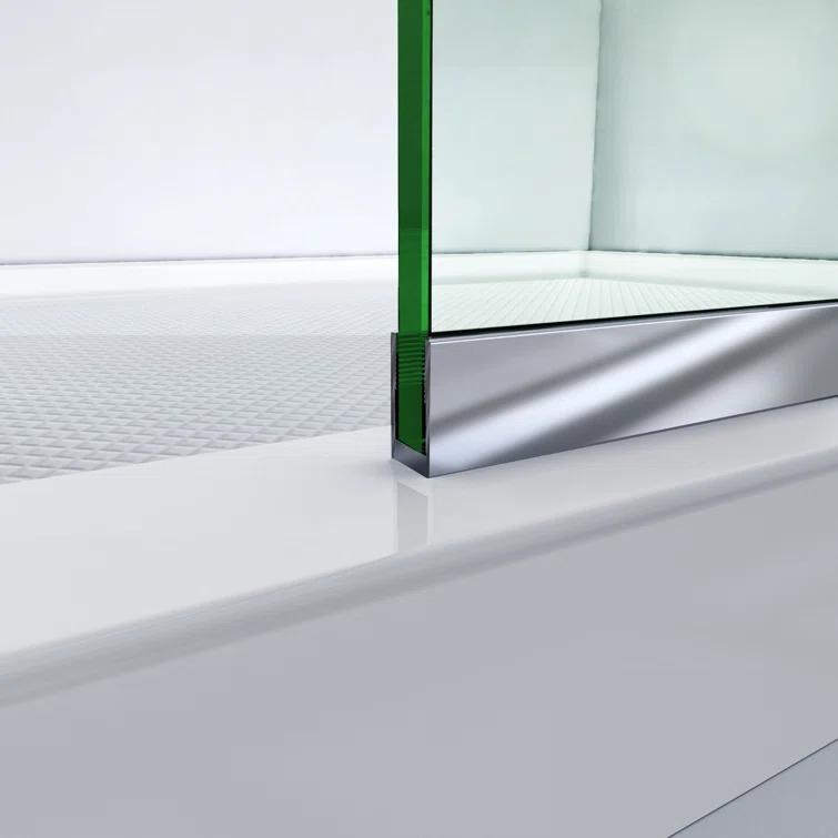 Linea 30"W x 72"H Frameless Fixed Glass Panel
