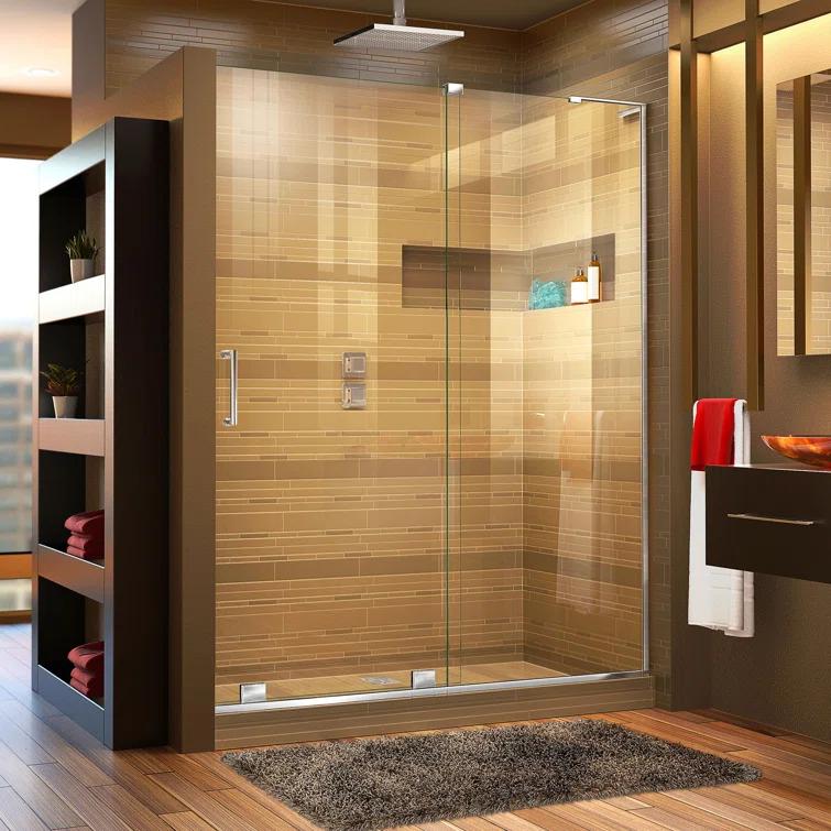 DreamLine Mirage-X 44 - 48 inch W x 71 inch H Frameless Sliding Shower Door