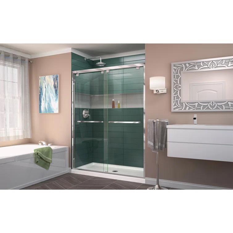 Encore 56" W x 76" H Bypass Shower Door with ClearMax™ Technology