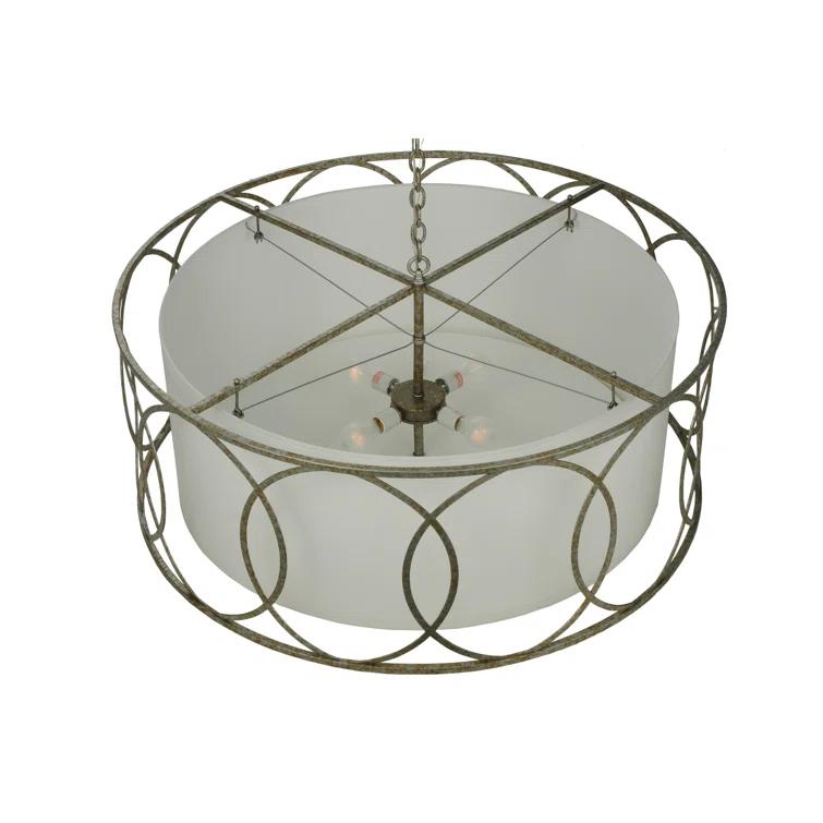Meyda Lighting 4 - Light Drum Chandelier