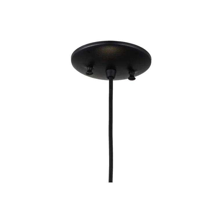 Rustic Lodge 1 - Light Black Single Pendant
