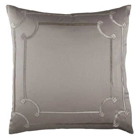Lili Alessandra Vendome Appliqued Feather Throw Pillow