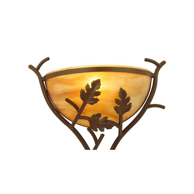 Oak Branch Iron Half Moon