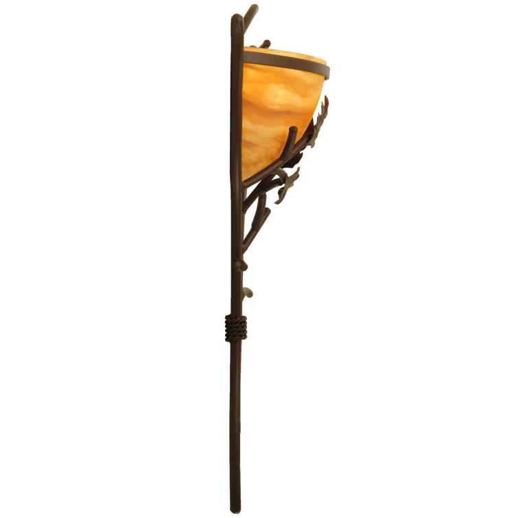 Oak Branch Iron Half Moon
