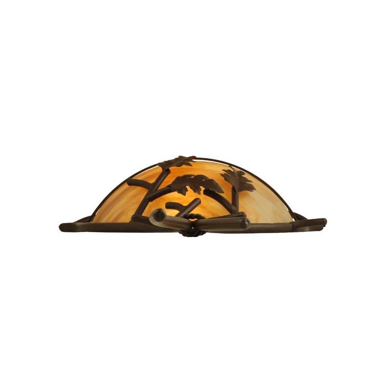 Oak Branch Iron Half Moon