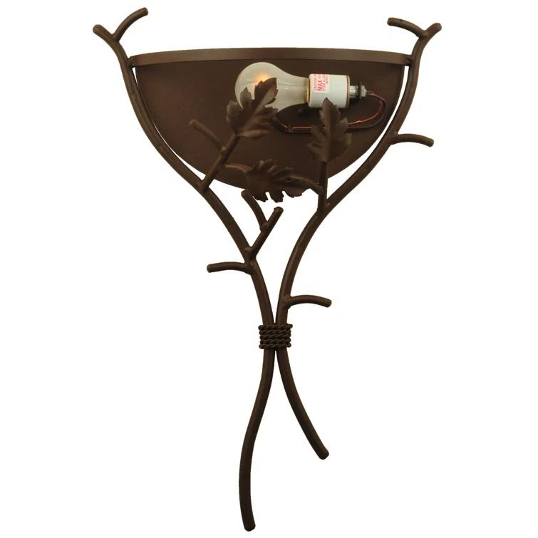 Oak Branch Iron Half Moon