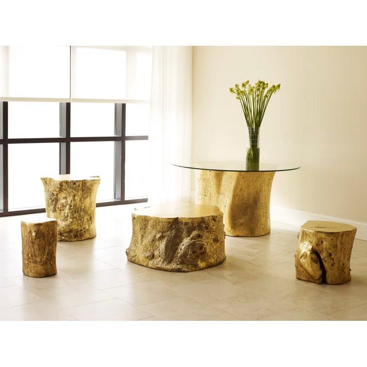 Log Side Table