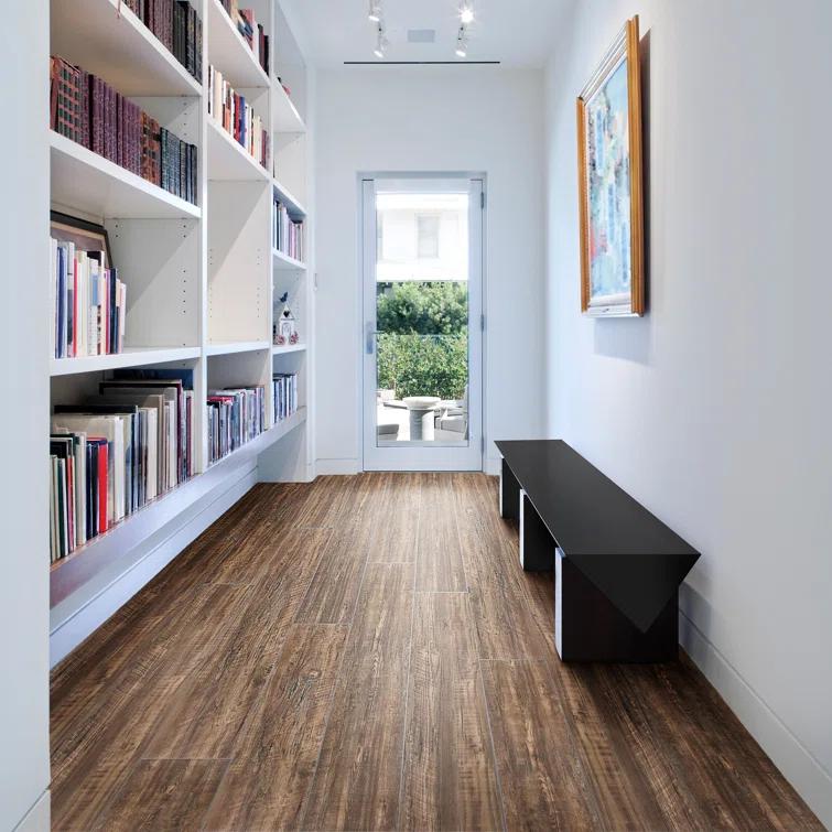 Achim Importing Co Flex Flor™ Looselay 5mm Thick 9'' W x 48'' L Vinyl Plank