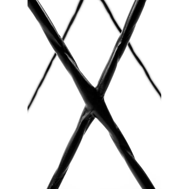 Black Carbon Fiber Epoxy Resin Bar Stool