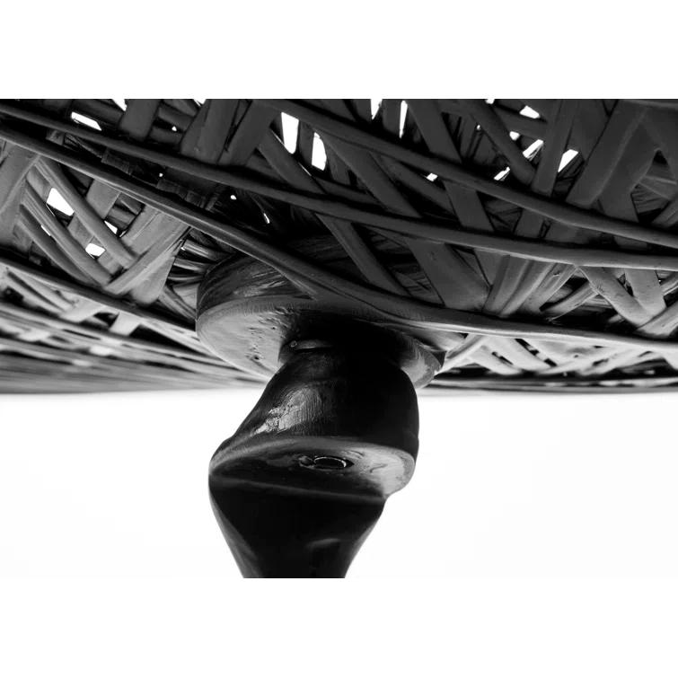 Black Carbon Fiber Epoxy Resin Bar Stool