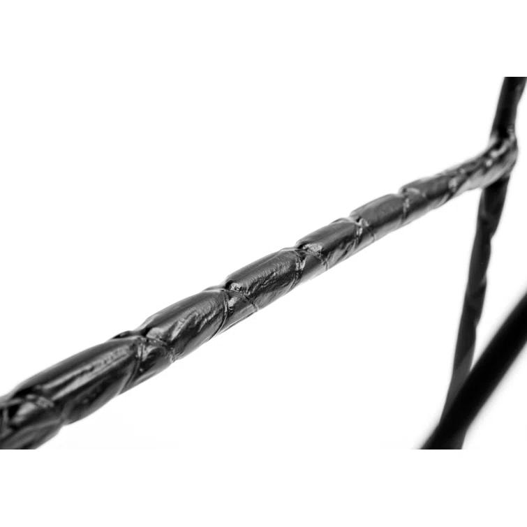 Black Carbon Fiber Epoxy Resin Bar Stool