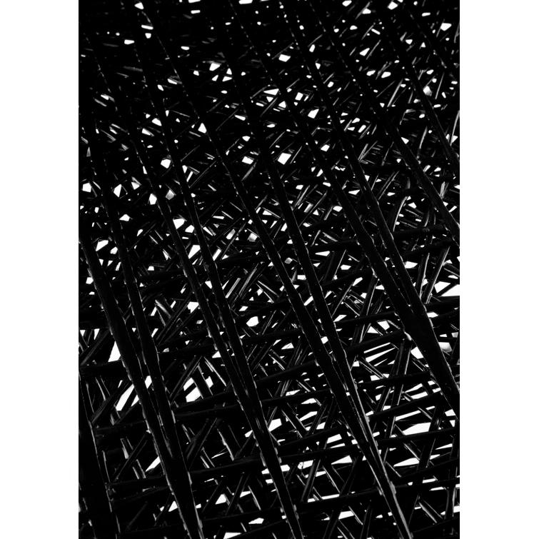 Black Carbon Fiber Epoxy Resin Bar Stool