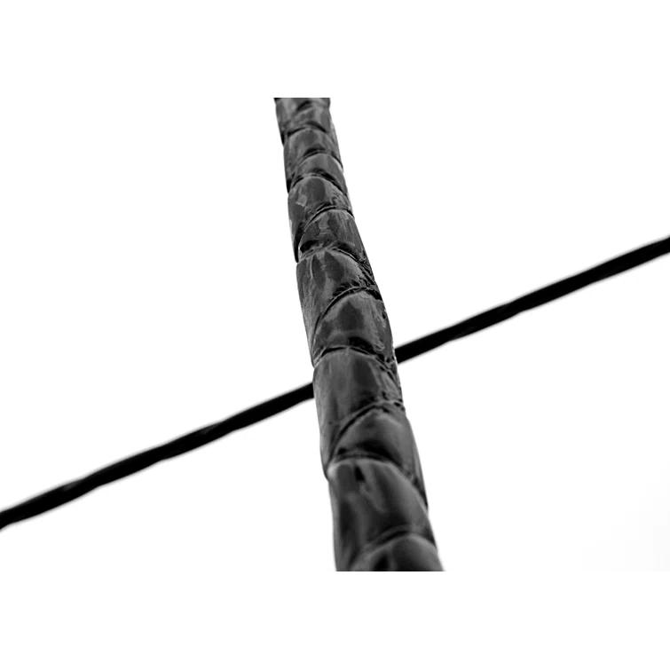 Black Carbon Fiber Epoxy Resin Bar Stool